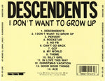 Descendents : I Don't Want To Grow Up (CD, Album, RE)