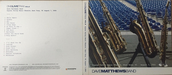 Dave Matthews Band : DMB Live Trax Vol. 8 (2xCD)