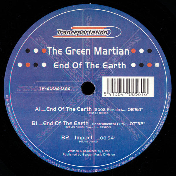 The Green Martian : End Of The Earth (12")