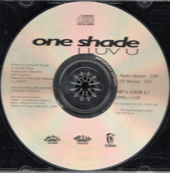 One Shade : I Luv U (CD, Single)