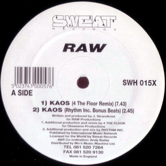 Raw : Kaos (12")