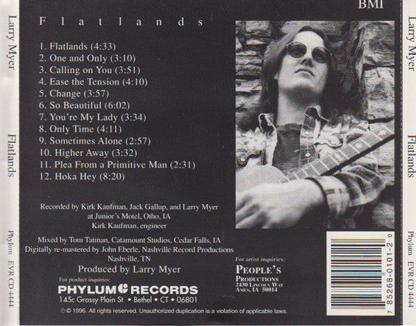 Larry Myer : Flatlands (CD, Album)
