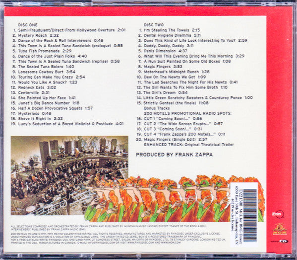 Frank Zappa : 200 Motels (2xCD, Album, Club, Dlx, Enh, RE, RM)