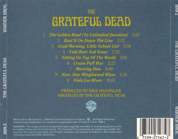 The Grateful Dead : The Grateful Dead (CD, Album, RE, Dig)
