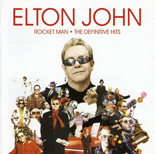the album cover for Elton John - Rocket Man (Eng)