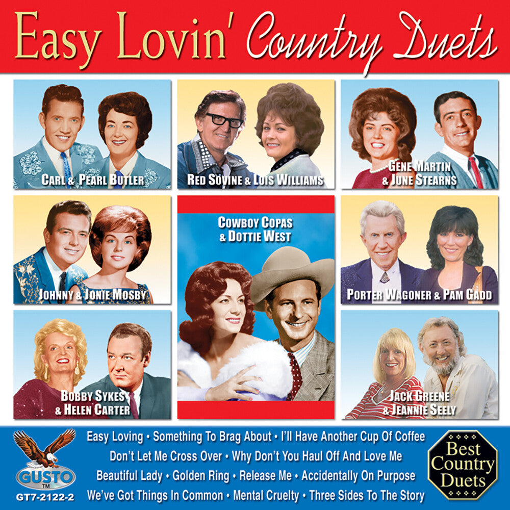 the album cover for Easy Lovin Country Duets - Easy Lovin: Country Duets