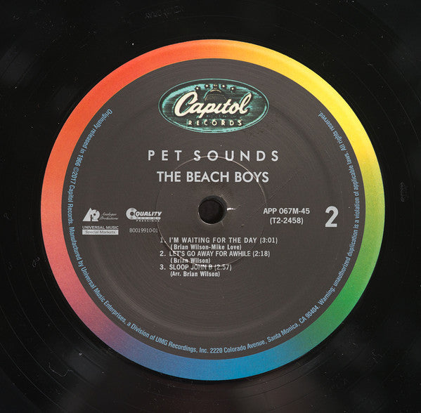 The Beach Boys : Pet Sounds (2x12", Album, Mono, RE, RM, 200)
