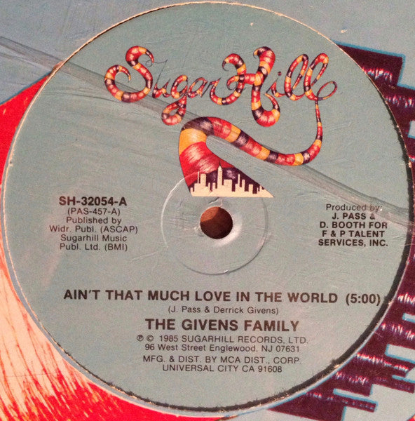 The Givens Family : Ain't That Much Love In The World (12")