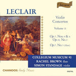 the album cover for Collegium Musicum 90 - Violin Concertos
