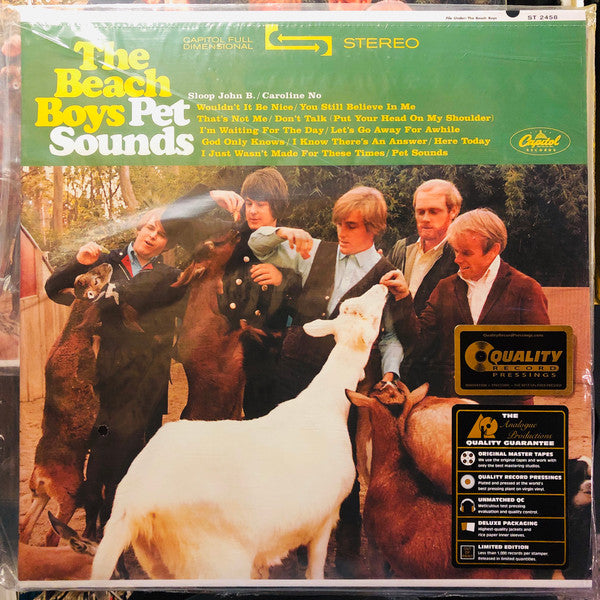 The Beach Boys : Pet Sounds (2x12", Album, RE, RM, 200)