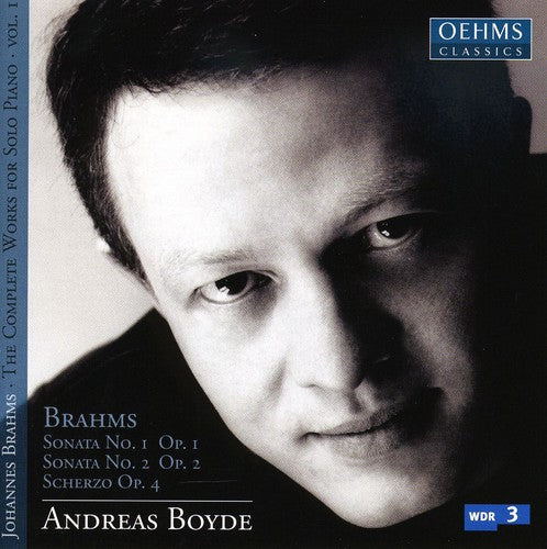 the album cover for J. BRAHMS - Andreas Boyde Plays Brahms