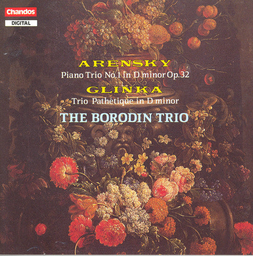 the album cover for ARENSKY/GLINKA - Piano Trio 1 / Piano Trio in D