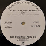 The Swimming Pool Q's : More Than One Heaven (12", Single, Promo)