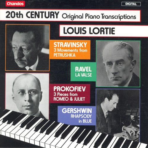 the album cover for LOUIS LORTIE - 20th Century Original Transcriptions