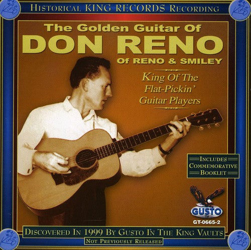 the album cover for Don Reno - The Golden Guitar Of Don Reno