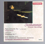 the album cover for W. STENHAMMAR - Piano Concerto 1