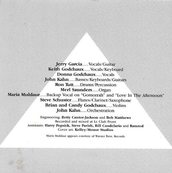 Jerry Garcia Band* : Cats Under The Stars (CD, Album, RE, RM)