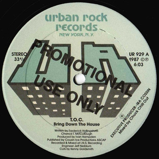 T.O.C. (3) : Bring The House Down (12", Promo)