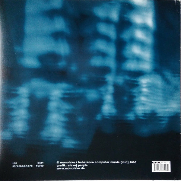 Monolake : Ice. Stratosphere (12", Ltd, Icy)