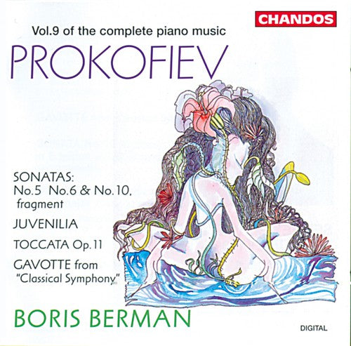 the album cover for BORIS BERMAN - Piano Sonatas 5, 6 & 10