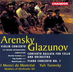 the album cover for Yuli Turovsky - Violin Concerto in A minor Op 54