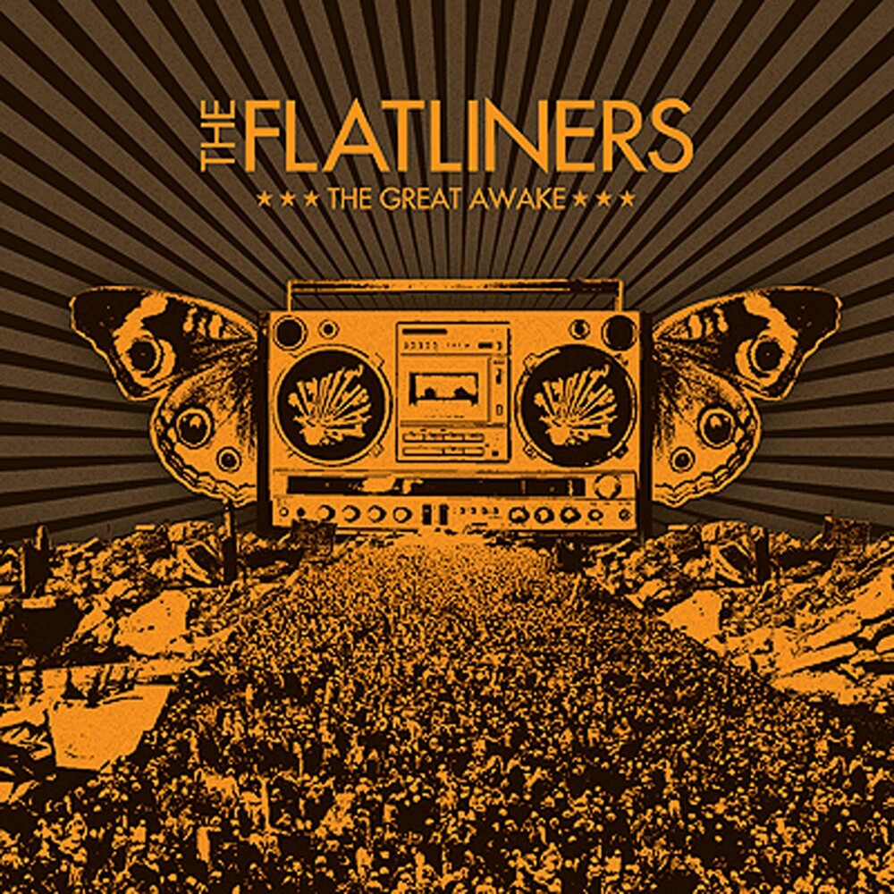 the album cover for The Flatliners - Great Awake