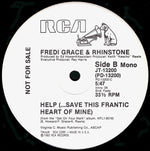 Fredi Grace & Rhinstone* : Help (...Save This Frantic Heart Of Mine) (12", Promo)