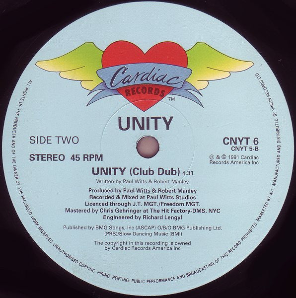 Unity : Unity (12", Single)
