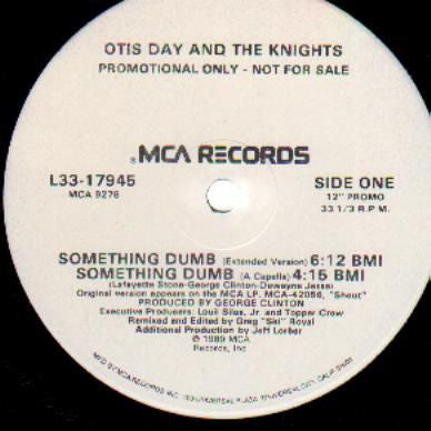 Otis Day & The Knights : Something Dumb (12", Promo)