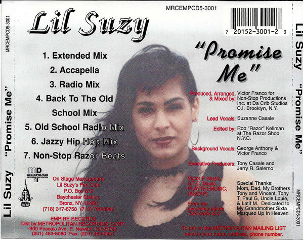 Lil Suzy : Promise Me (CD, Maxi)