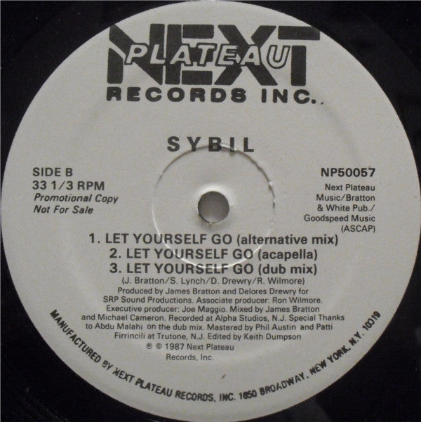 Sybil : Let Yourself Go (12", Promo)