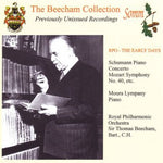 the album cover for SIR THOMAS BEECHAM - Early Years