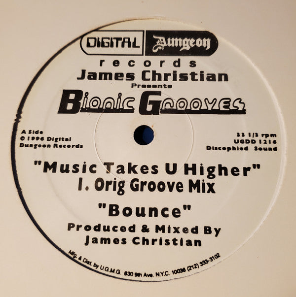 James Christian : Bionic Grooves (12", Promo)