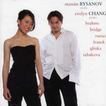 the album cover for Evelyn Chang - Sonta for Viola & Piano
