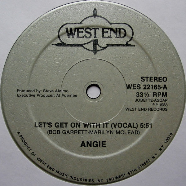Angie (8) : Let's Get On With It (12")