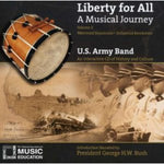 the album cover for U.S. Army Band - Liberty for All: A Musical Journey 2