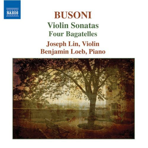 the album cover for Joseph Lin - Violin Sonatas 1 & 2