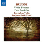the album cover for Joseph Lin - Violin Sonatas 1 & 2
