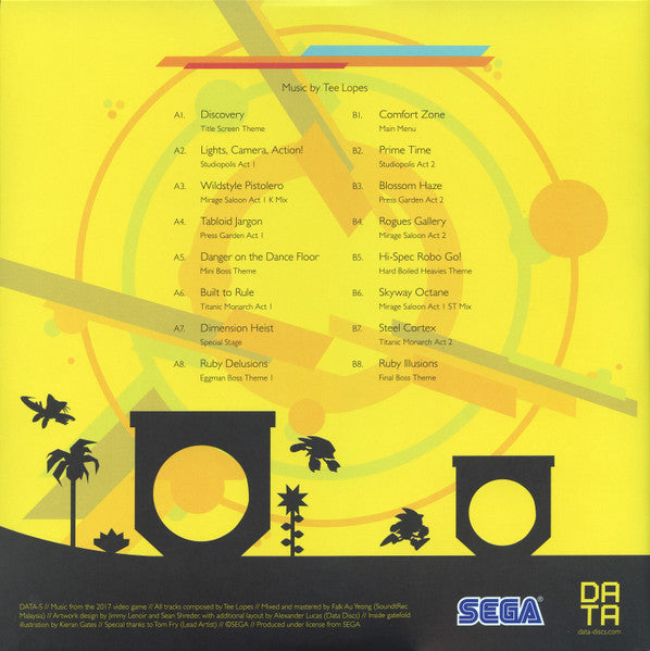 Tee Lopes : Sonic Mania Original Soundtrack (LP, Album, Tra)