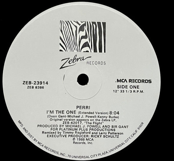Perri : I'm The One (12", Single, Glo)
