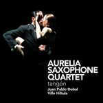 the album cover for Aurelia Saxophone Quartet - Tangon