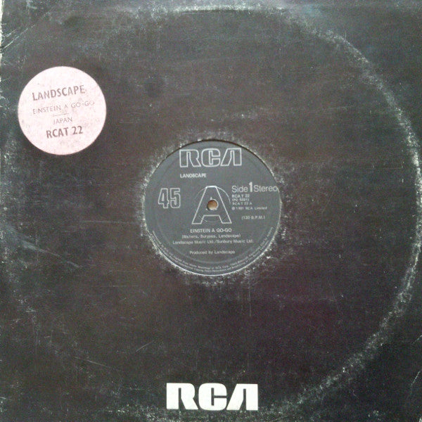 Landscape : Einstein A Go-Go (12", Single, RP, Bla)