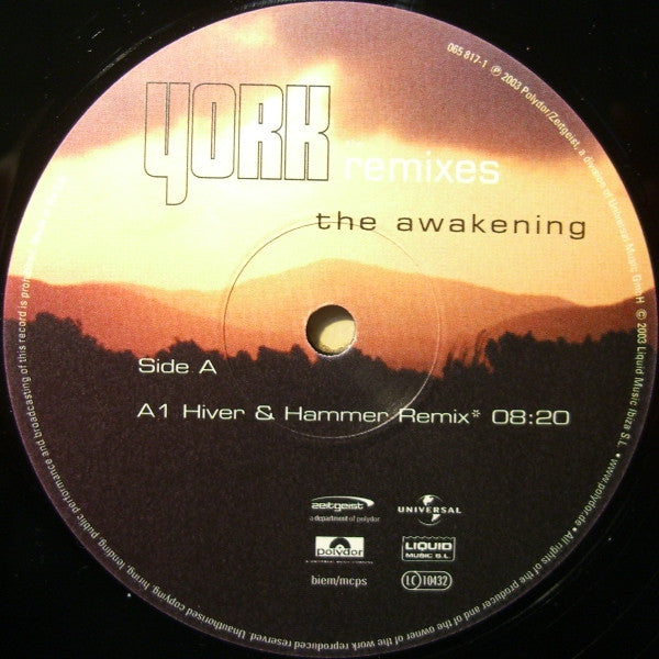York : The Awakening (The Remixes) (12")