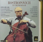 the album cover for Dvorak / Chopin / Rostropovich / Cpo / Talich - Cello Concerto