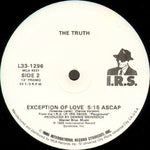 The Truth (6) : Exception Of Love (12", Promo)