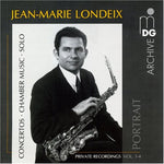 the album cover for Jean-Marie Londeix - Portrait