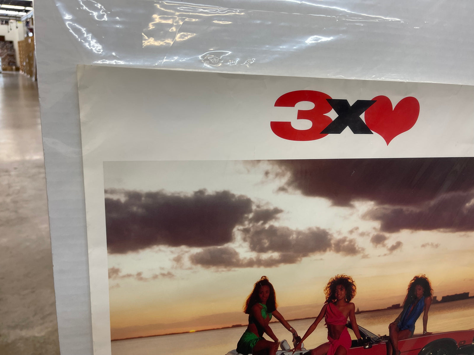 Three Tymes Luv Irresistible 1992 Original Promo Poster by