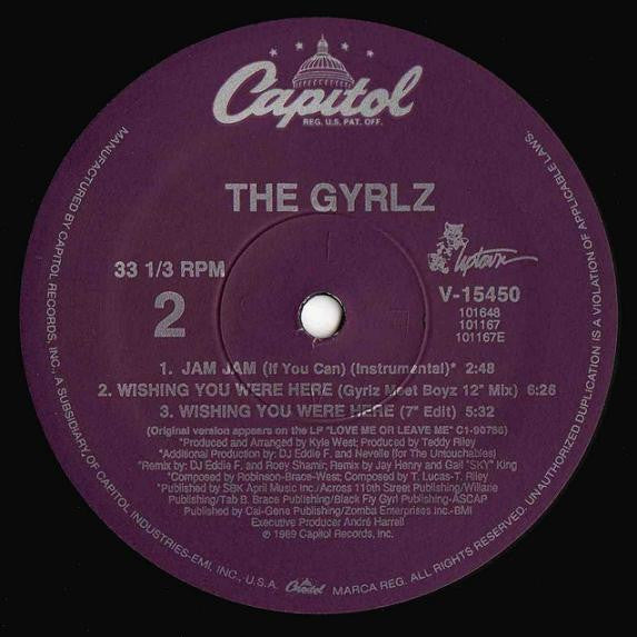The Gyrlz : Jam Jam (If You Can) (12", Single, Spe)