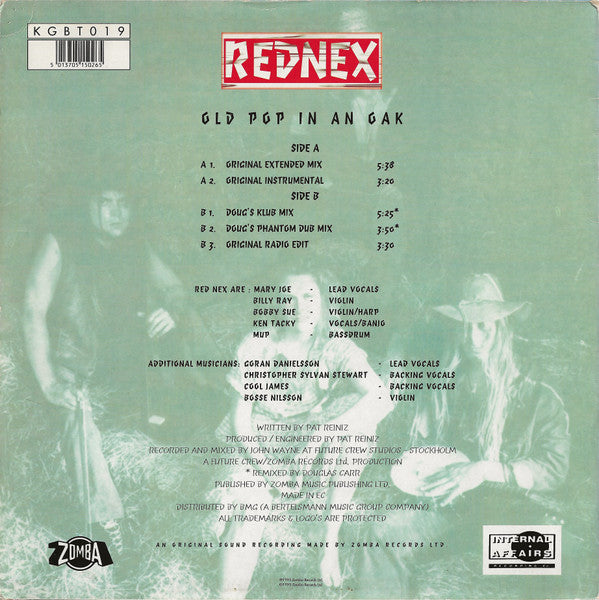 Rednex : Old Pop In An Oak (12", Single)