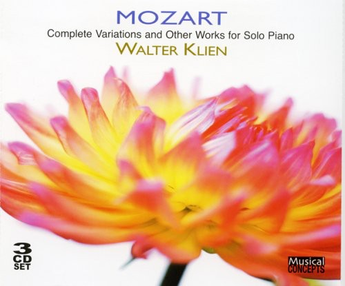 the album cover for Walter Klien - Complete Variations & Other Solo Piano Works